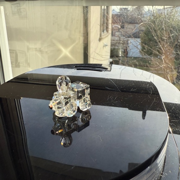Crystal Glass Train Figurine - Picture 3 of 8